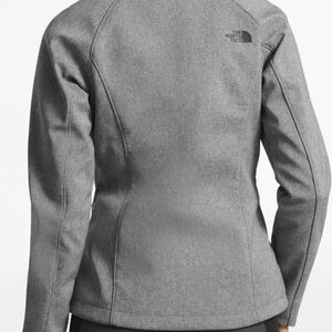 The North Face Gray Ski Jacket with Contoured Fit